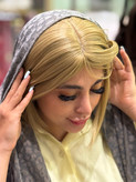 کلاه گیس پروتز جلو مویی صاف فرق پوستی وارداتی