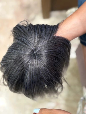 کلاه گیس پروتز کفسری چتری دار آمبره صورتی بلوند