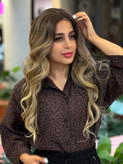 کلاه گیس وارداتی حالتدار فرق متحرک جلو تور
