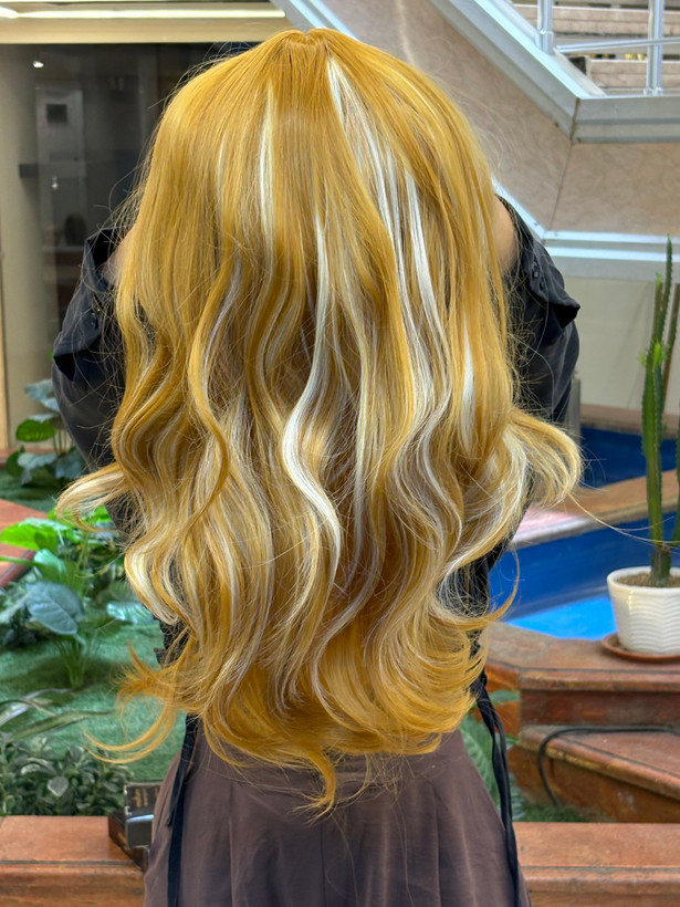 کلاه گیس وارداتی حالتدار چتری کد16h613