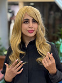 کلاه گیس وارداتی حالتدار چتری کد۱۶/۸۸B