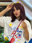 کلاه گیس وارداتی باب چتری دار رنگ چری