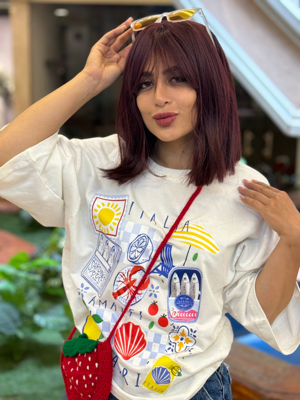 کلاه گیس وارداتی باب چتری دار رنگ چری