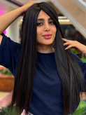 کلاه گیس پروتز کفسری مشکی طبیعی کد۲و۴