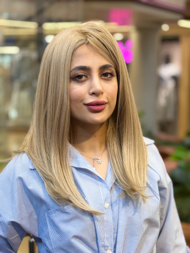 کلاه گیس وارداتی فرق متحرک کف پوستی لایت
