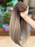 کلاه گیس وارداتی فرق متحرک کف پوستی