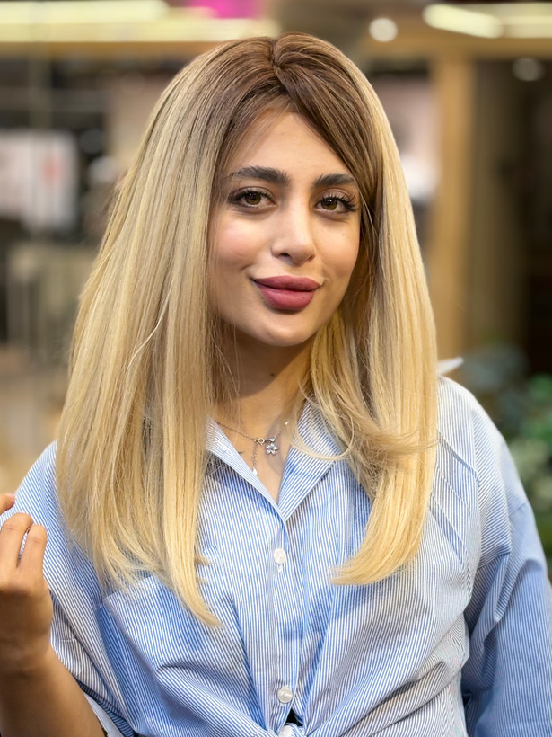 کلاه گیس وارداتی فرق متحرک کف پوستی