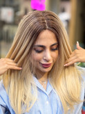 کلاه گیس وارداتی فرق متحرک کف پوستی