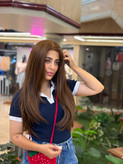 کلاه گیس وارداتی فرق متحرک کف پوستی شکلاتی